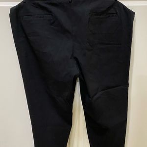 Size 20W Petite-Black soft stretch fabric